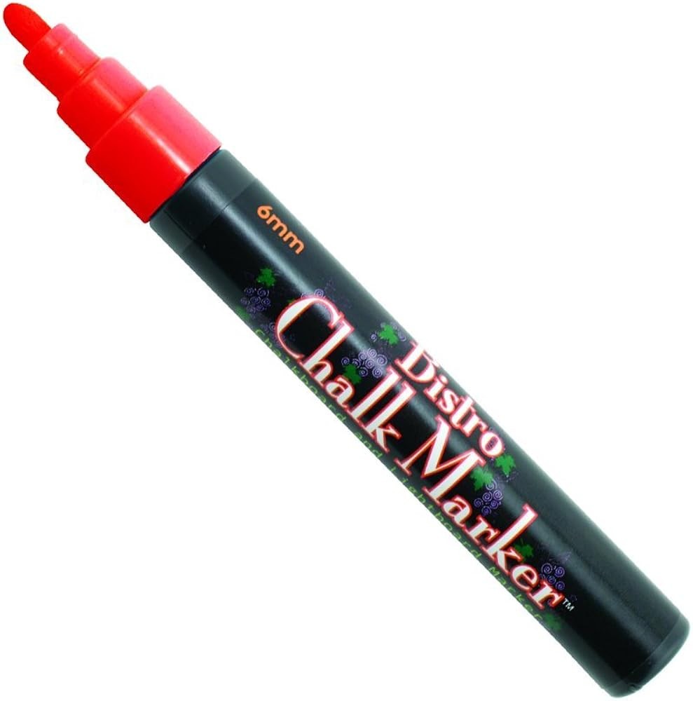 Uchida Marvy Broad Tip Bistro Chalk Marker Red 1-Pack