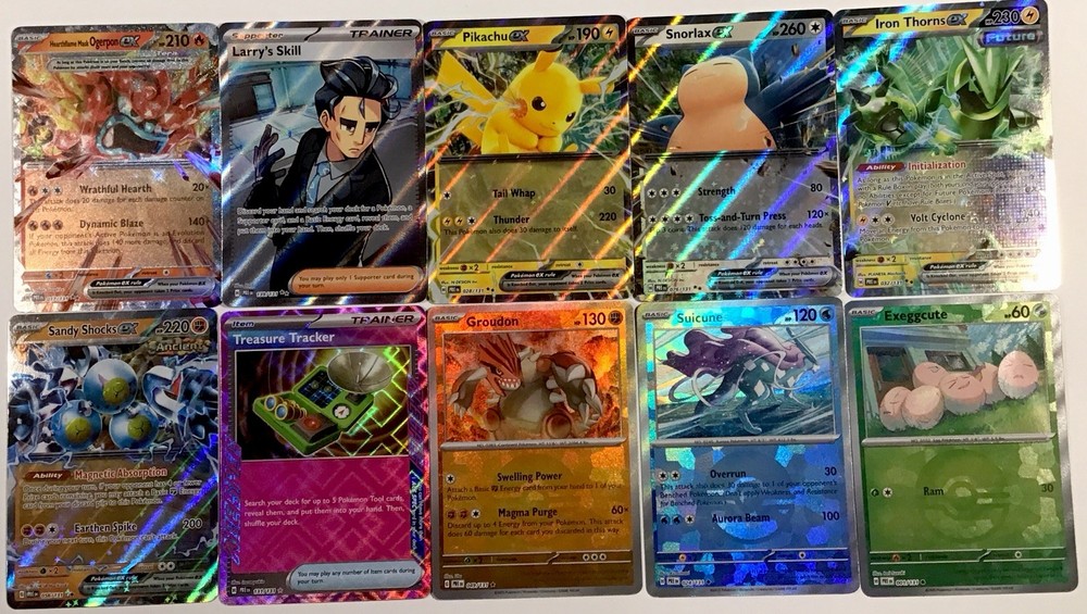 10 Random Pokemon Cards Bulk Lot Mixed Variety  