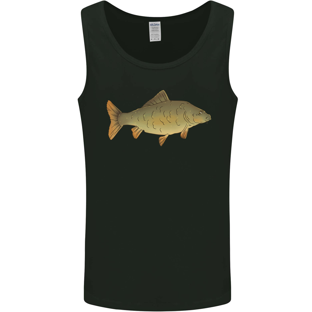 A Carp Fish Fishing Fisherman Mens Vest Tank Top