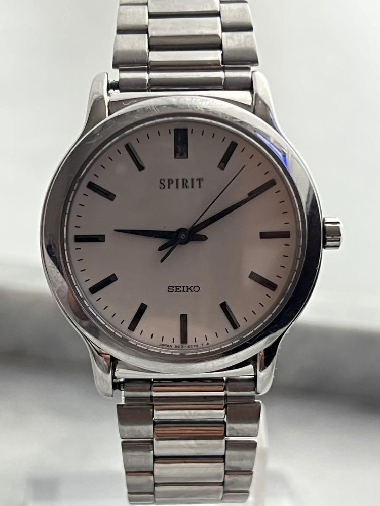 Seiko Spirit 10Bar Watch with New Battery Replacement