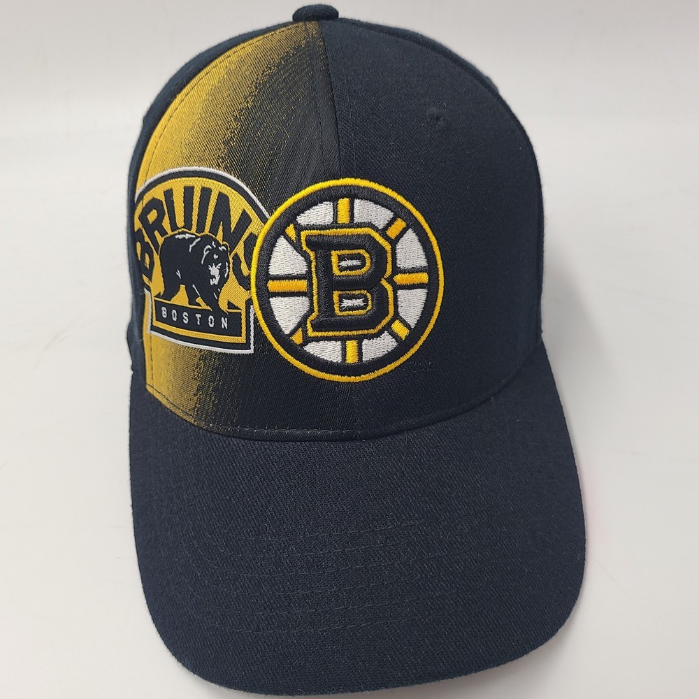 Boston Bruins Hat Flex Fitted Top of the World Black NHL Casual Everyday Wear