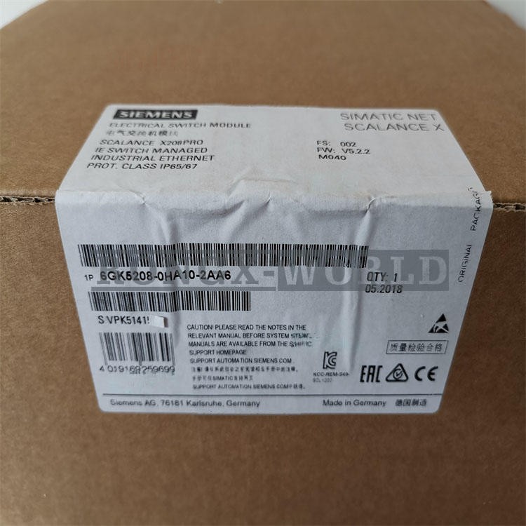 1PCS NEW SIEMENS Electrical switch 6GK5208-0HA10-2AA6 6GK52080HA102AA6