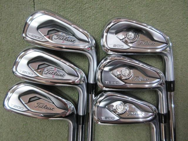 Titleist T200 Iron Set 5-9+PW Right-Handed with NS PRO950GHneo S Flex Used Golf Clubs