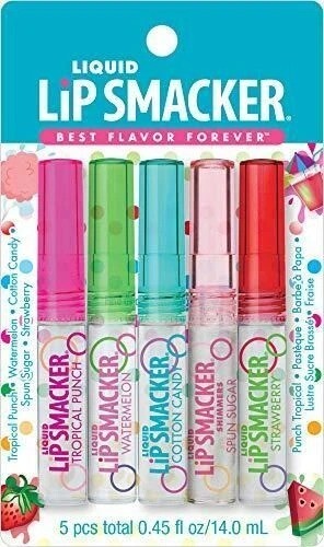Lip Smacker 5-Pack Liquid Lip Gloss Set in Assorted Flavors