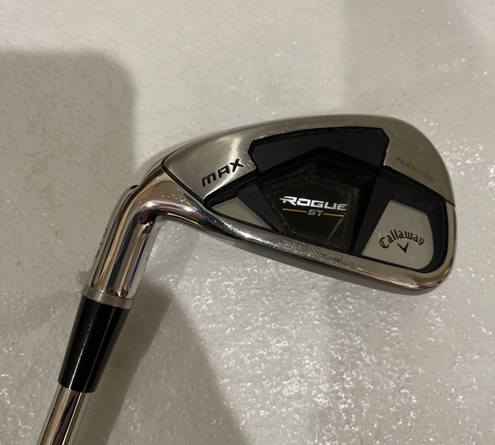 Callaway Rogue ST Max 7 Iron Demo Club- KBS 90 Regular Flex Shaft- Left Handed