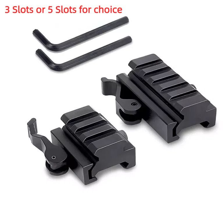 Rifle Picatinny Weaver QD Mount Quick Release Detach Hunting Scope 20mm Rail US