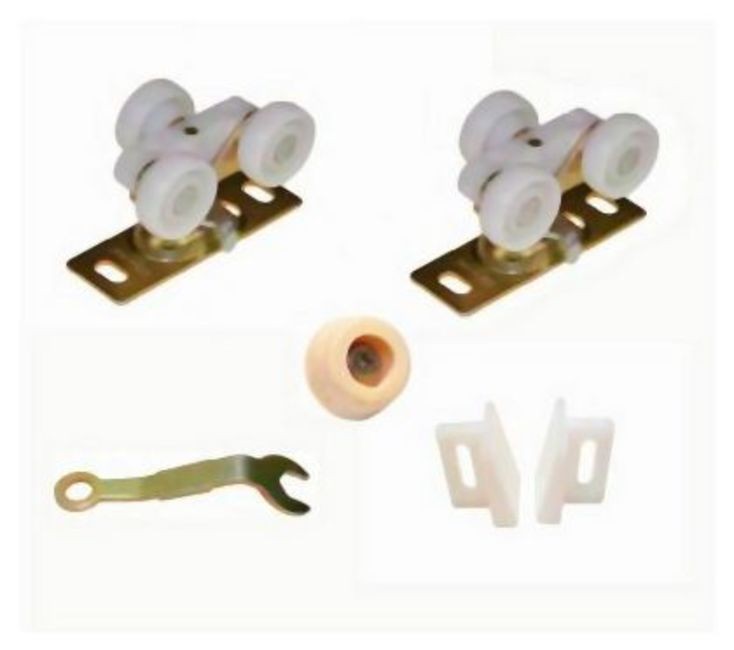 Johnson JH10312702 Brass & Aluminum Hardware Set