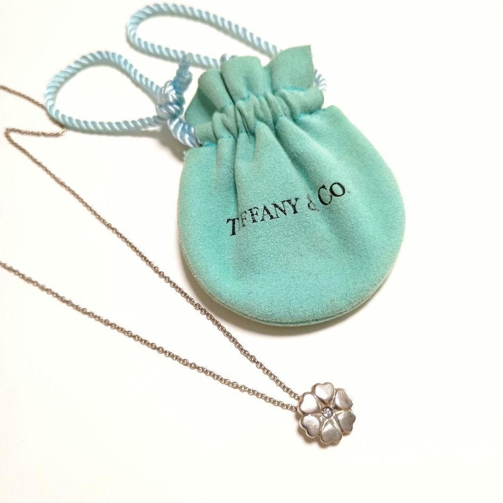 Tiffany Crown Heart Necklace in Sterling Silver by Paloma Picasso