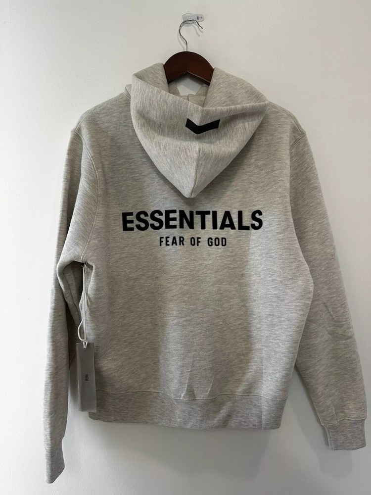 Fear of God Essentials Hoodie Dark Oatmeal/Light Oatmeal SS22