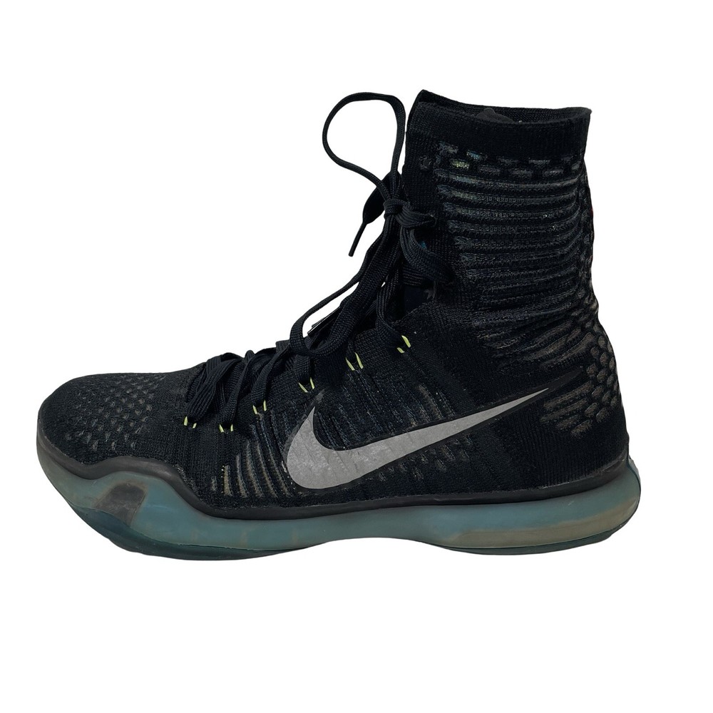 Nike Kobe 10 Elite Commander Size 10 Black Sneakers (Retail Price $300)