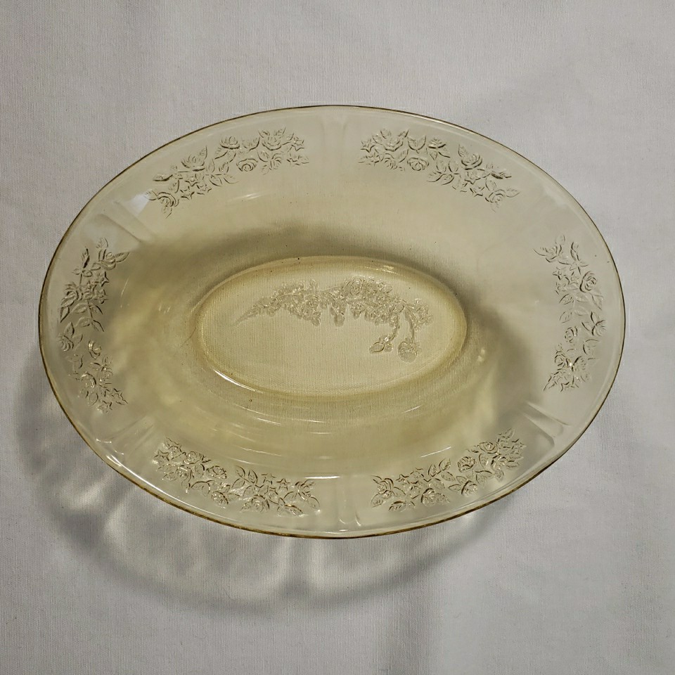 VTG Sharon CABBAGE ROSE 9.5