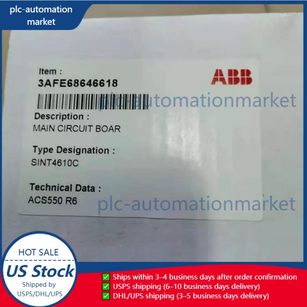 3AFE68646618 ABB SINT4610C Circuit Board Brand New in Box!SINT-4610C