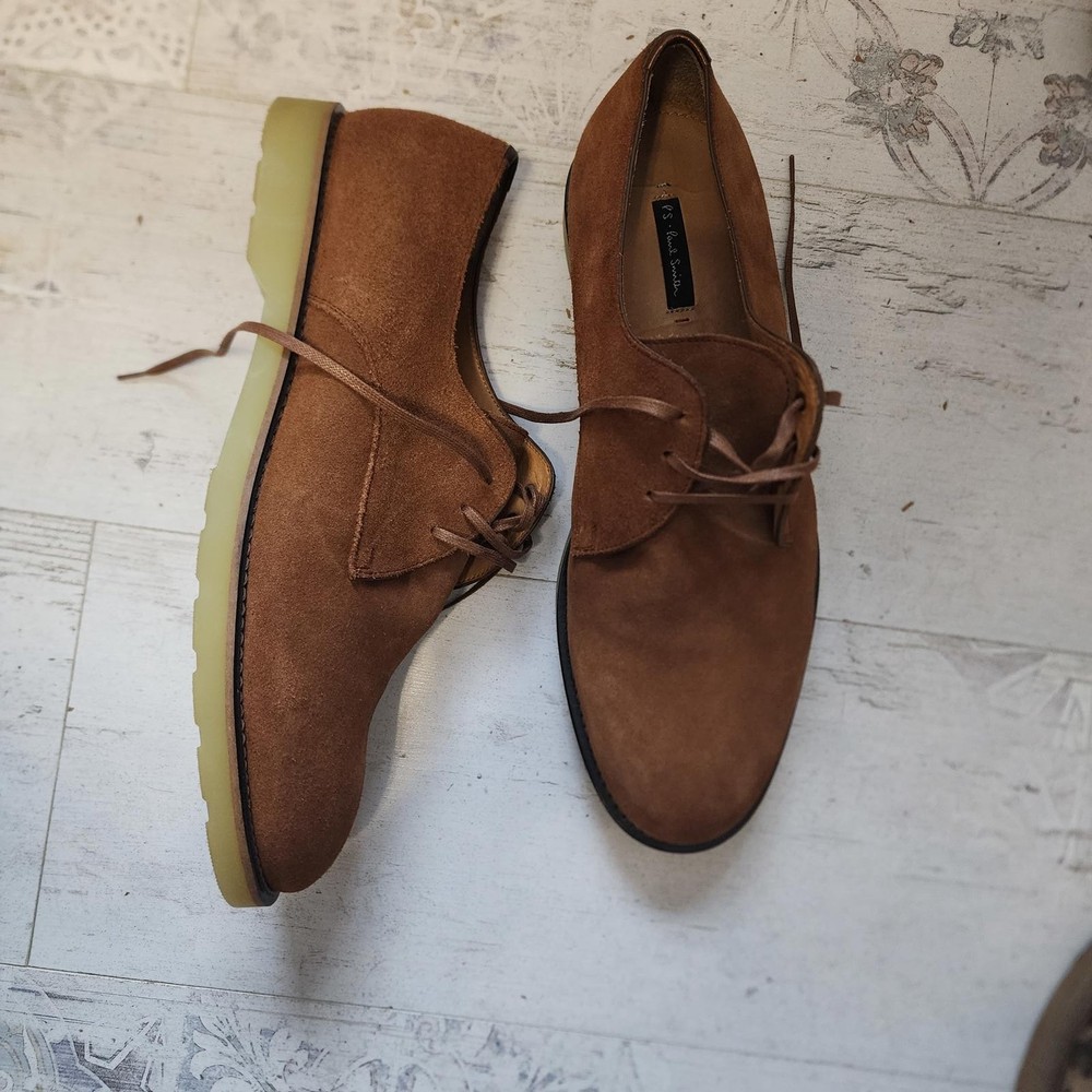 NEW PS Paul Smith Brown Suede Loafers shoes flawless 11 us 10 uk Mens