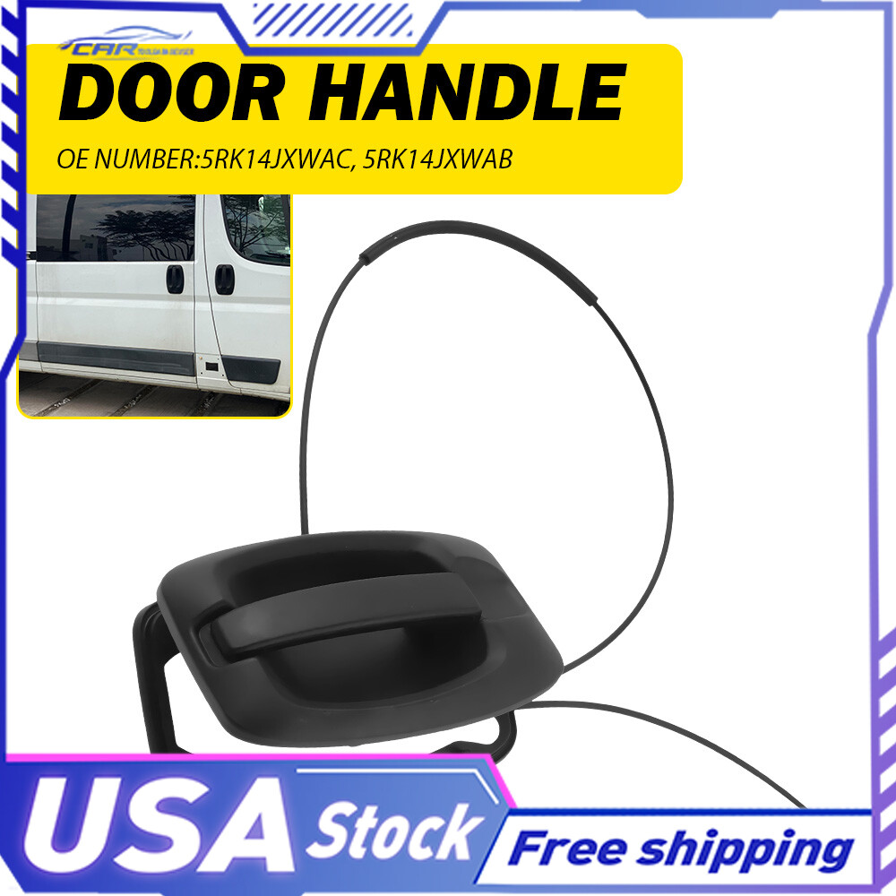 For 2014-21 Ram 5RK14JXWAB ProMaster LH/RH Side Sliding Door Handle & Cable Assy