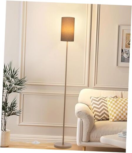 Floor Lamps for Living Room Modern Tall Lamp for Bedroom Office Corner (Brown,