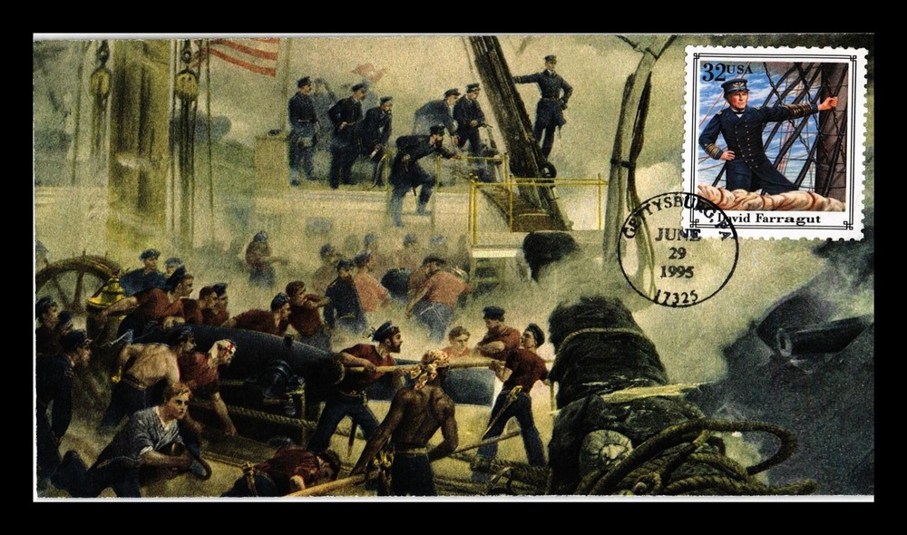 Limited Edition DR Jim Stamps US Cover - Civil War David Farragut FDC 18/25
