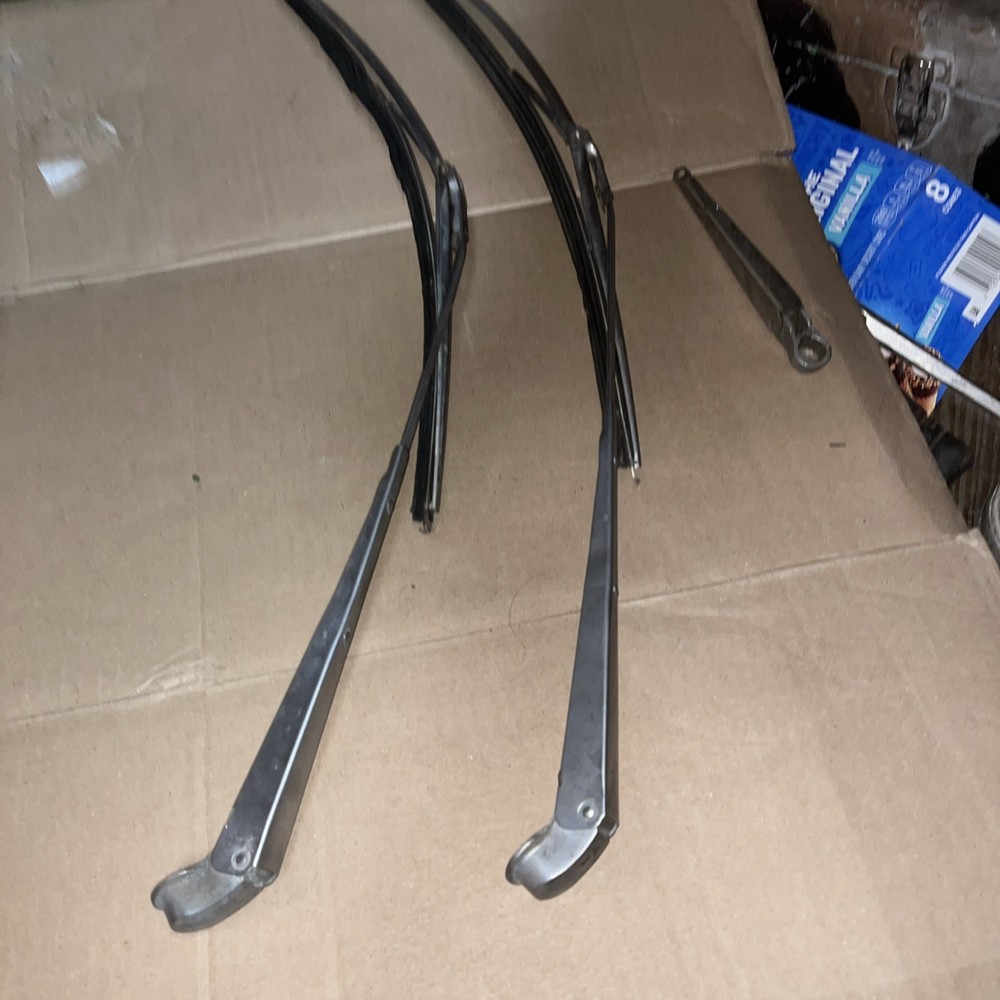 1965-67 Chevy Impala Trico Wiper Arms & Blade Holders GM OEM