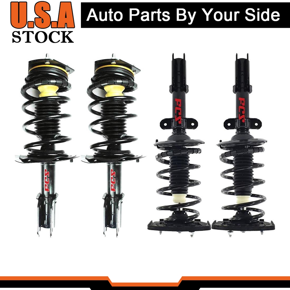 OE Front & Rear Struts With Sway Bar For 2005-2009 Buick Lacrosse W/16