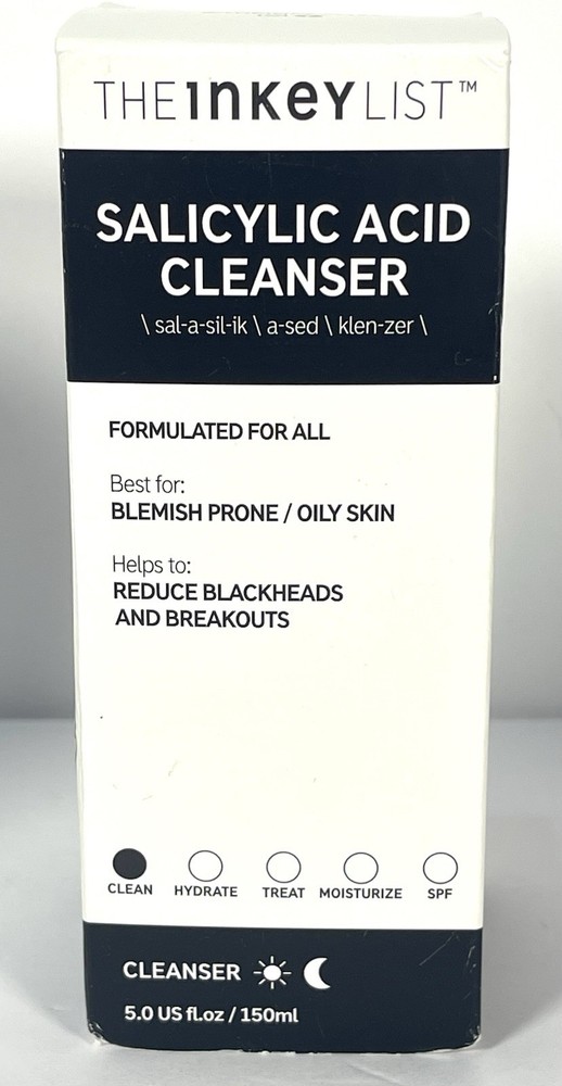 The Inkey List Salicylic Acid Cleanser Face Wash For Blemishes & Blackheads 5oz