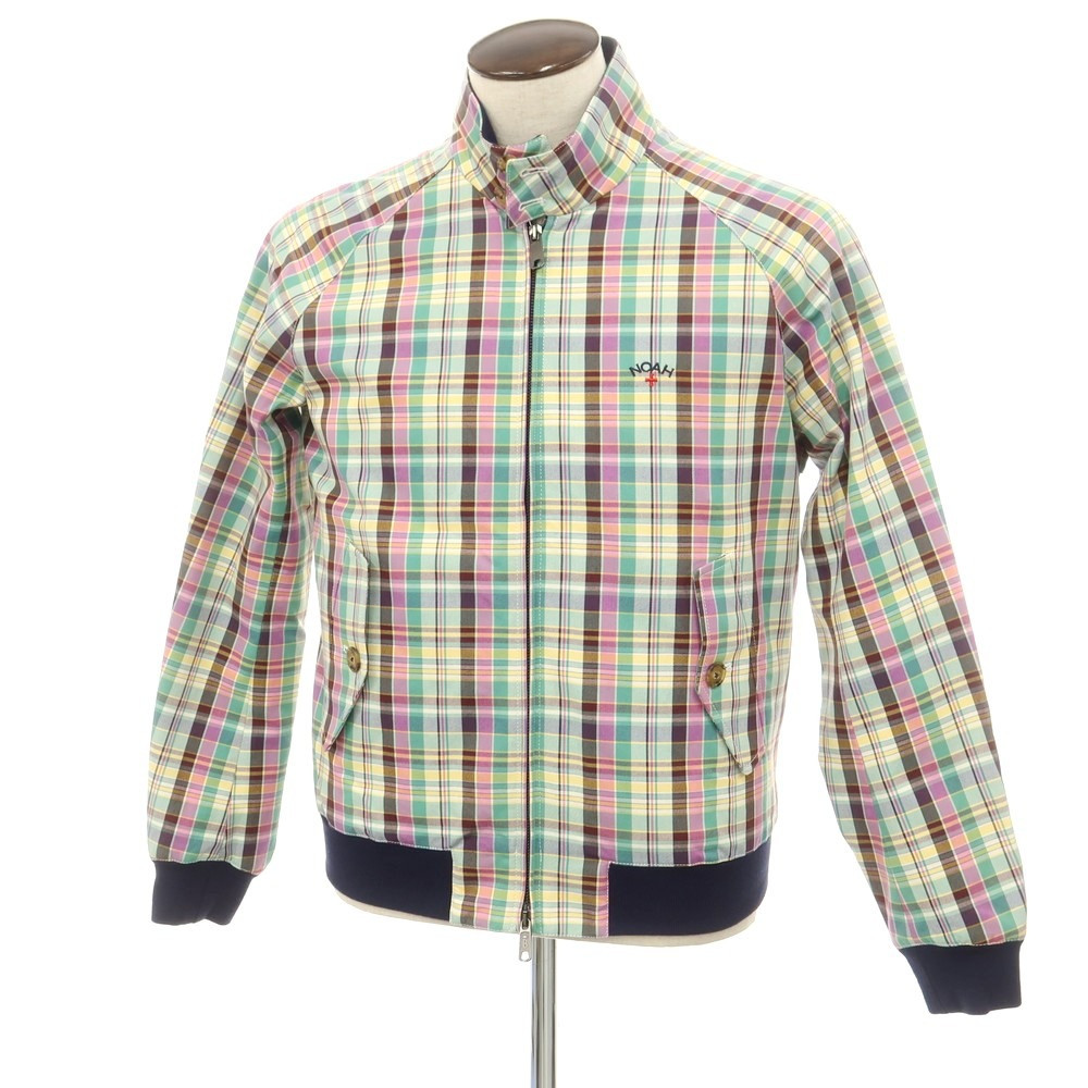 Noah Baracuta G9 Cotton Check Swing Top Blouson Multicolor Size 40 Men's Spring Summer