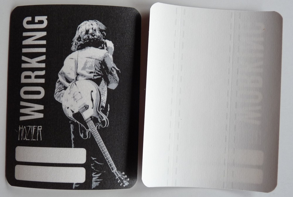 Hozier Concert Tour Black Working Backstage Pass D21