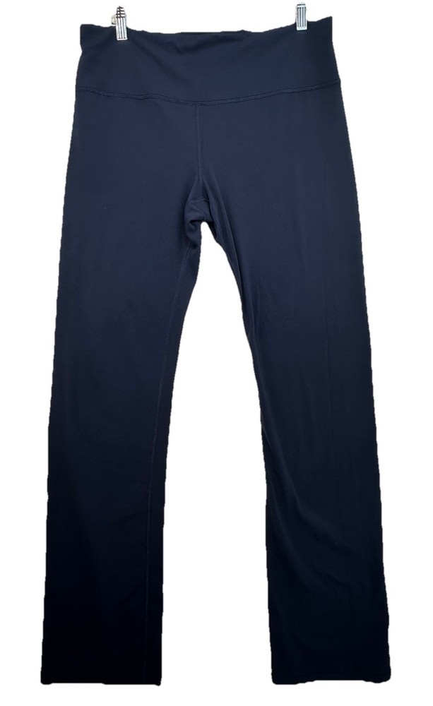 ATHLETA Elation Straight Leg Pant in Navy Blue XL Tall with 33-Inseam