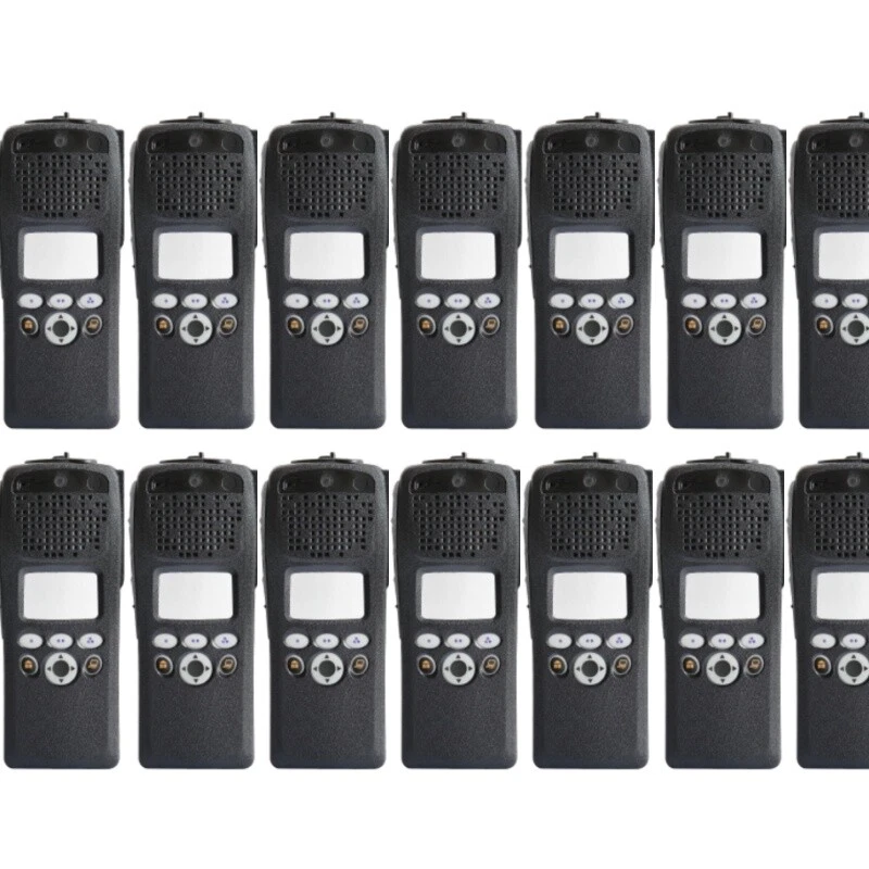 Lot/15 Black Replacement Front Housing Case Kit Compatible With XTS2500 M2 Radio