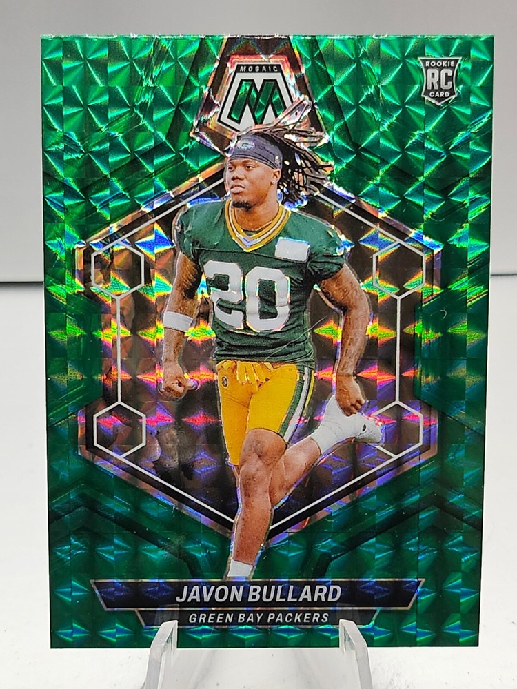 2024 Panini Mosaic - Rookies Green Mosaic Prizm #355 Javon Bullard (RC)