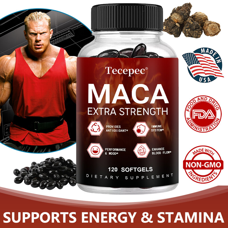 Maca Capsules - Enhance Muscle Endurance And Balance Blood Circulation