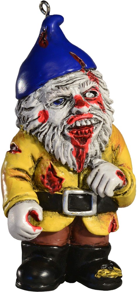 HorrorNaments Zombie Gnome Horror Ornament - Scary Prop and Decoration for Ha...