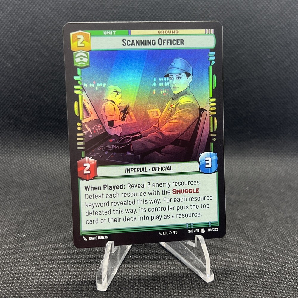 FOIL Star Wars Unlimited - Scanning Officer - Shadows of the Galaxy FOIL
