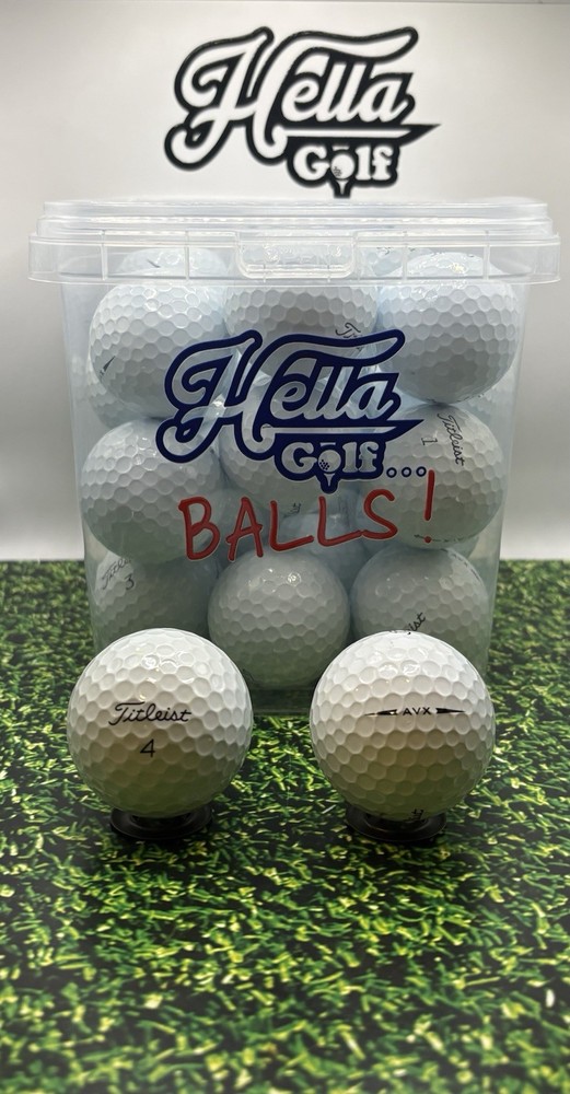 24 Pack Titleist AVX (5A) White Golf Balls ~Hella Pristine~