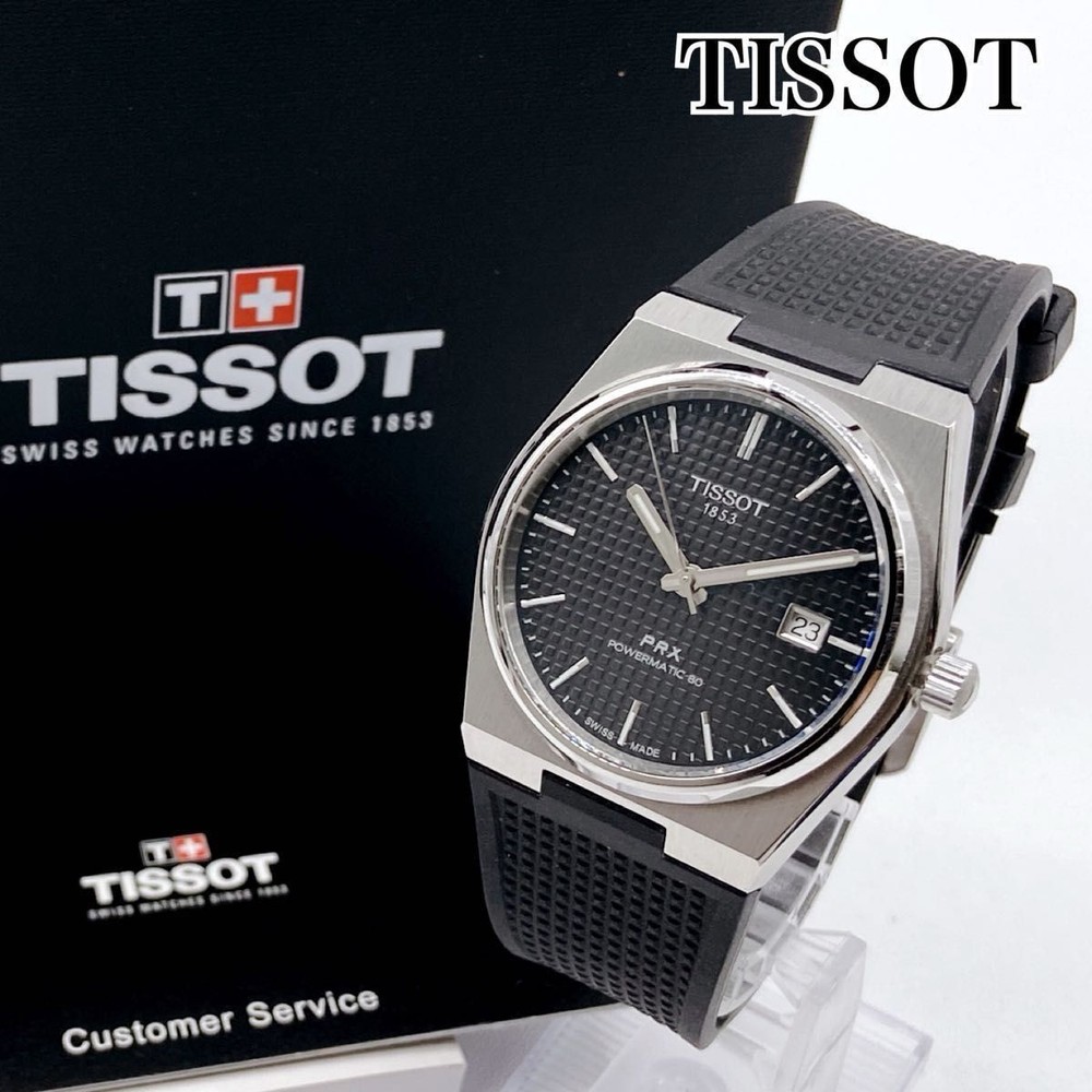 Urasuke Beauty TISSOT T137407A Black Automatic Men Watch with Box Rare