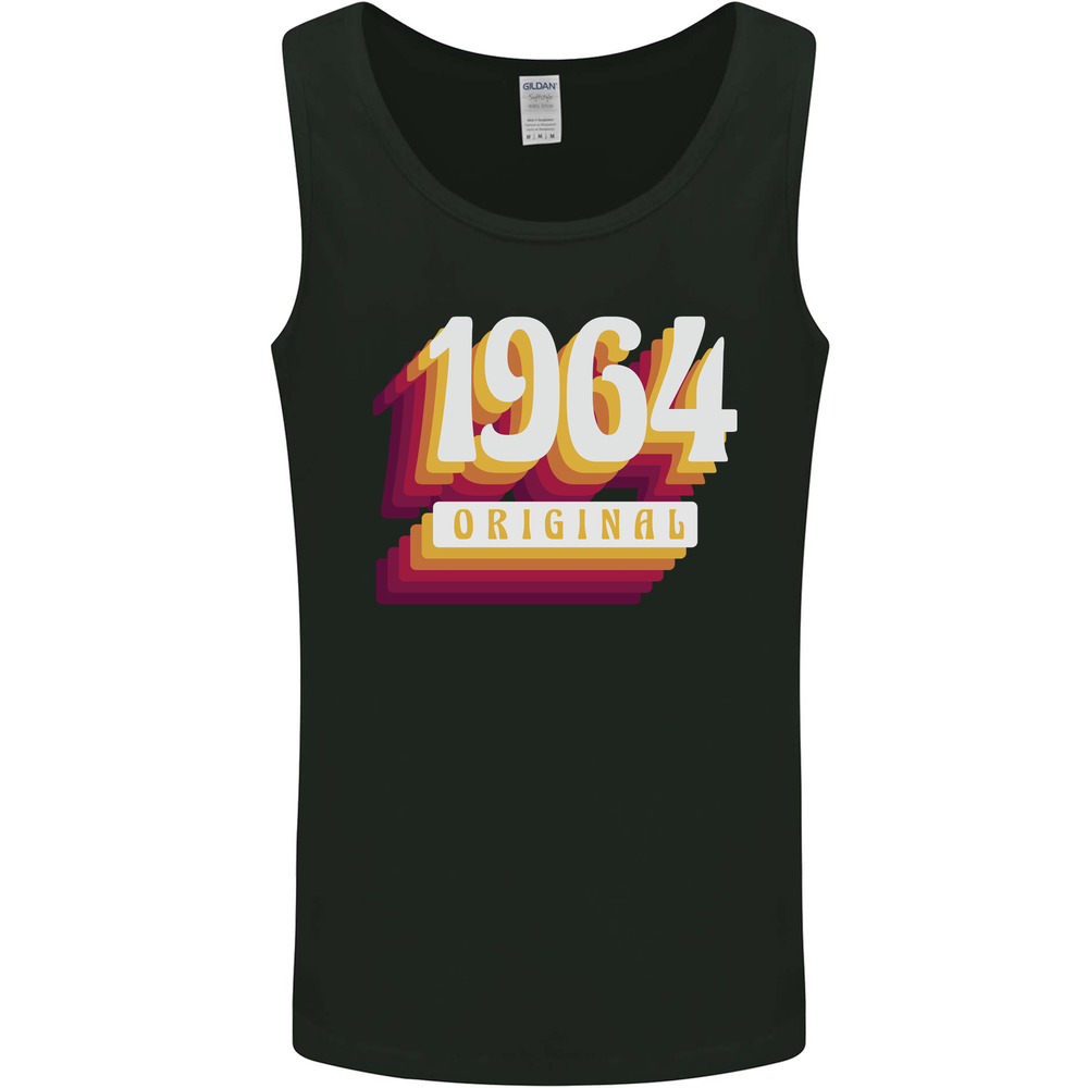 Retro 61st Birthday Original 1964 Mens Vest Tank Top