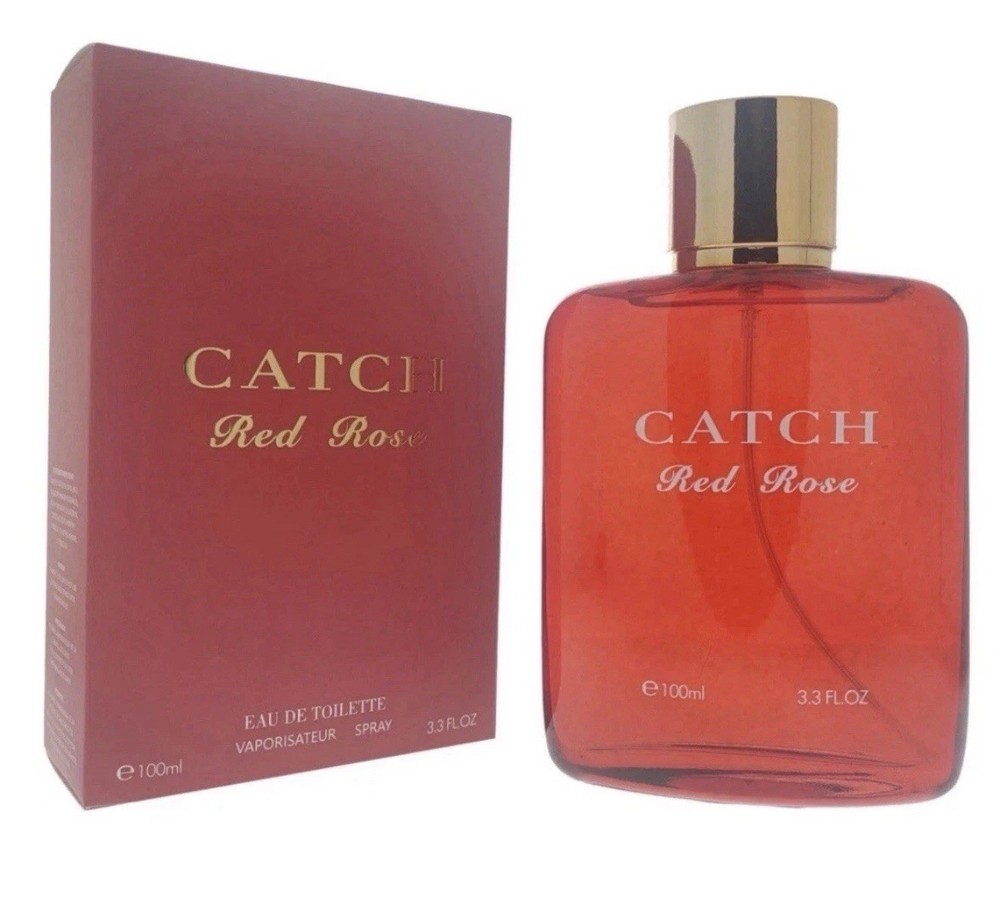 Catch Red Rose by Royal Fragrance  3.3 Fl oz EDT Spray for Women