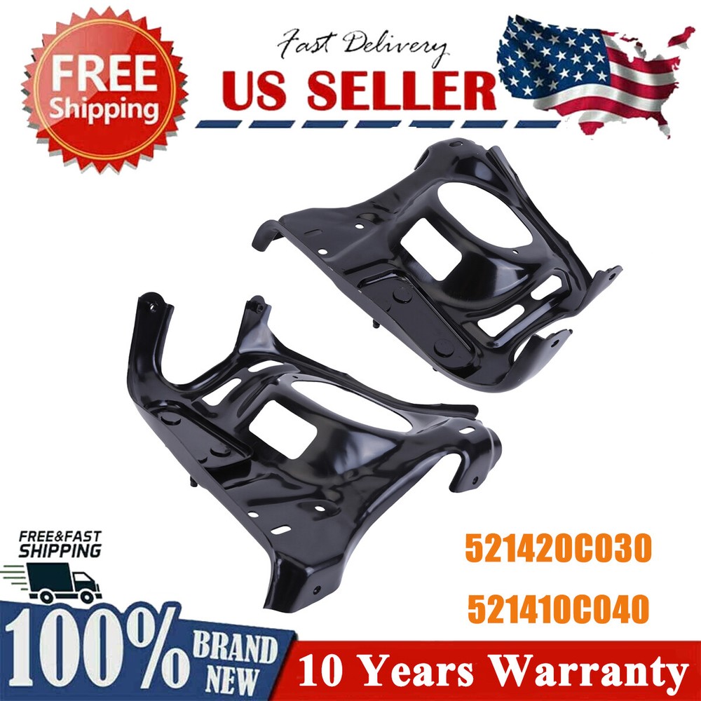 2PCS FOR TOYOTA TUNDRA 2007-2013 MOUNTING ARM STEEL FRONT BUMPER BRACKET SET NEW
