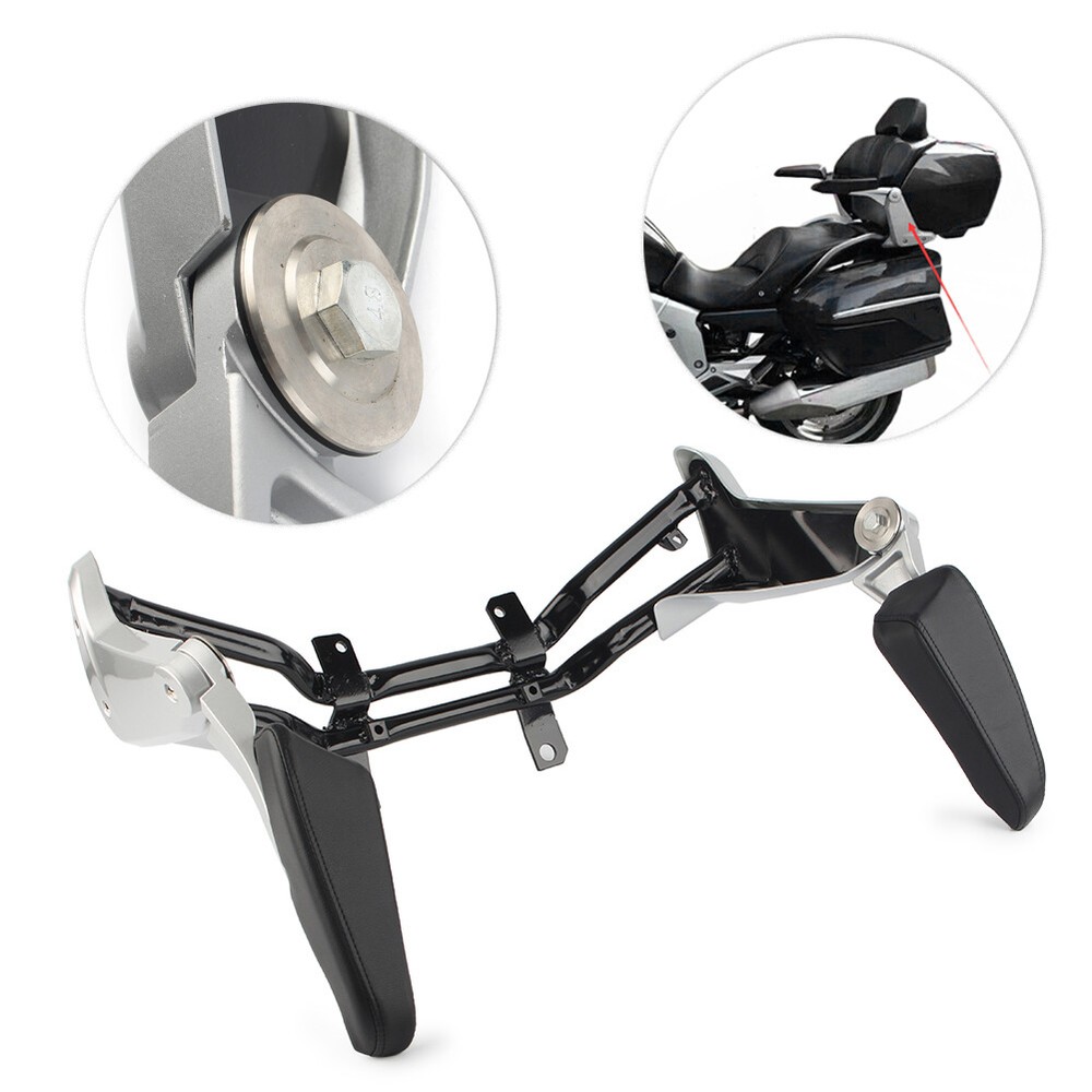 Arm Rest Rear Passenger Frame Armrest Pillion Set For BMW K1600GTL 2010-2018