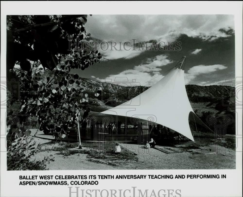 1979 Press Photo Ballet West 10th Anniversary in Aspen/Snowmass, Colorado