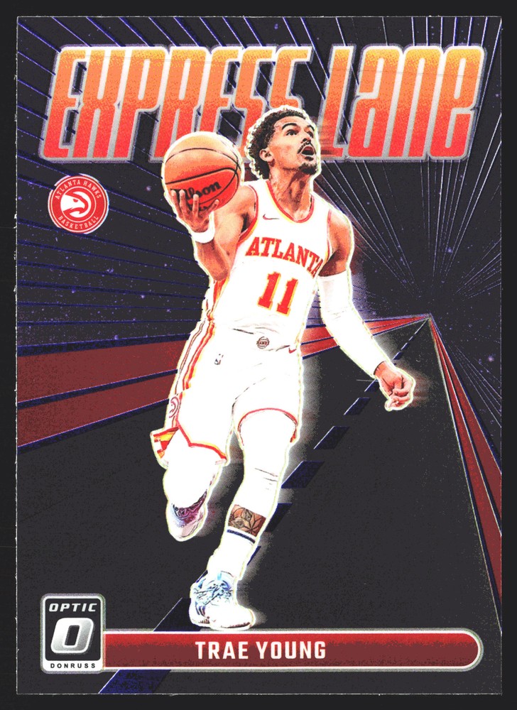 2021-22 Donruss Optic Trae Young #5 Express Lane Atlanta Hawks