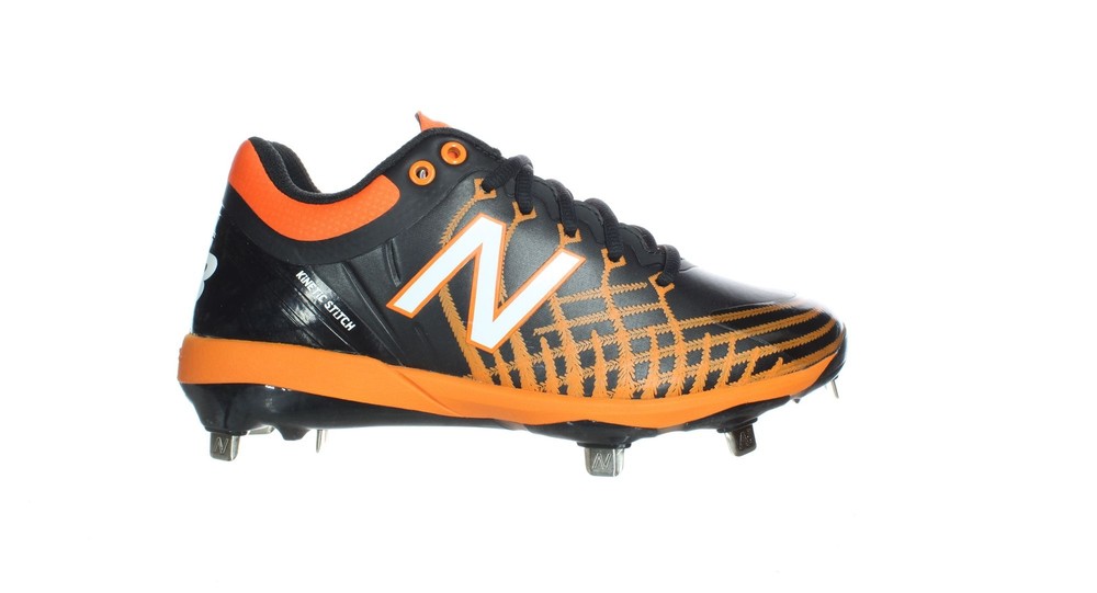 New Balance Mens L4040b05 Black Baseball Cleats Size 5 (2E) (7732947)