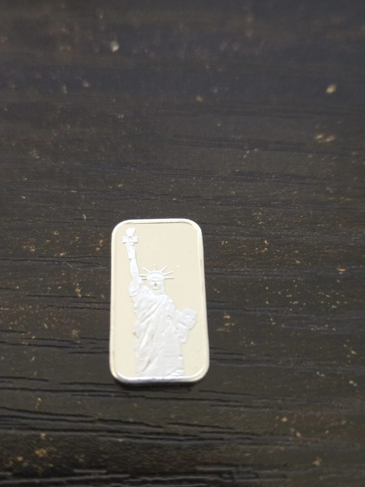 5x 1g .999 Fine Silver Statue of Liberty Bullion Lot