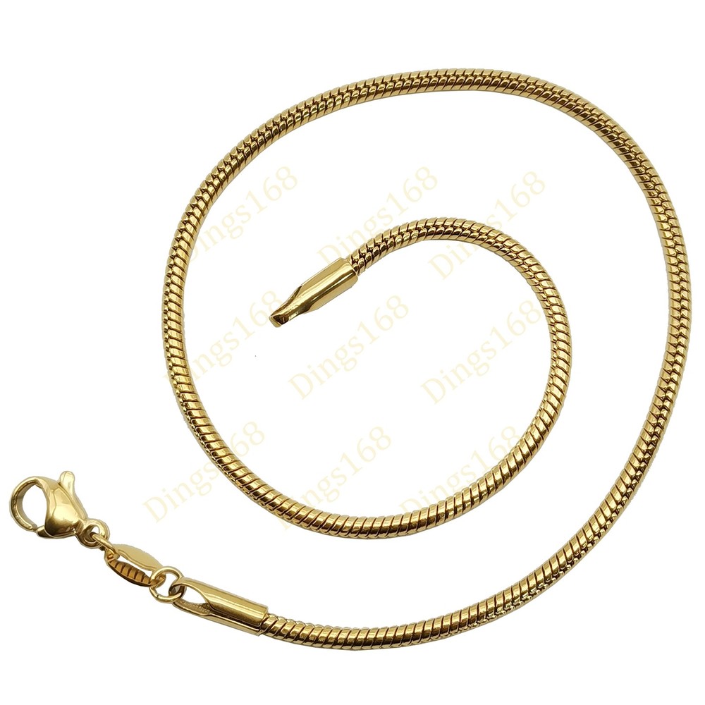 18K Gold Filled Tarnish-Free 7 Inch Snake Chain Bracelet or Anklet