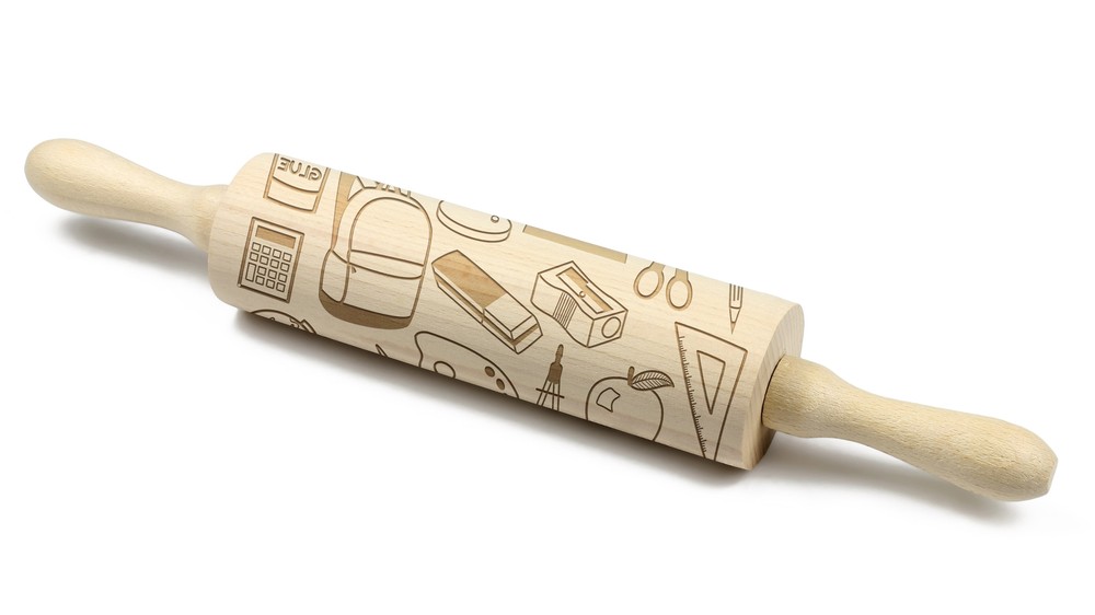 Back To School Rolling Pin Art-Dog-image