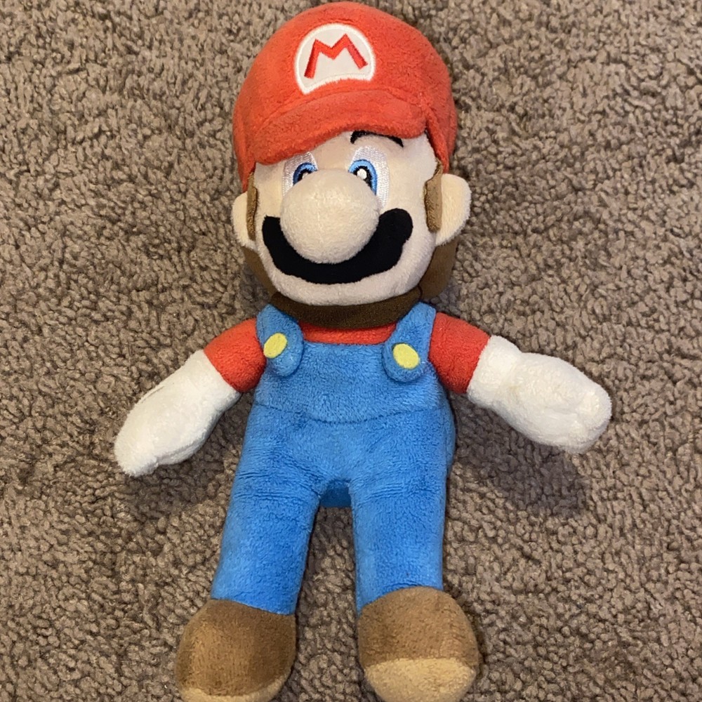 Super Mario Bros. Wii Plush Global Holdings Sanei 2010 Nintendo Plush Toy 8”