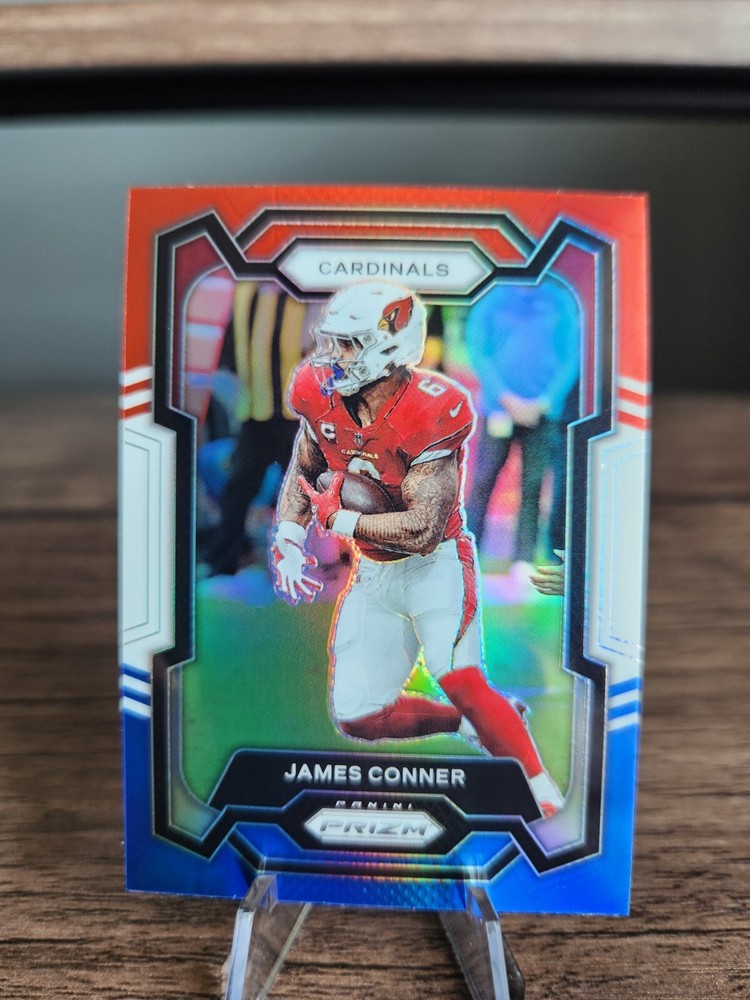 2023 Panini NFL Prizm #5 James Conner Red White and Blue Prizm Arizona Cardinals