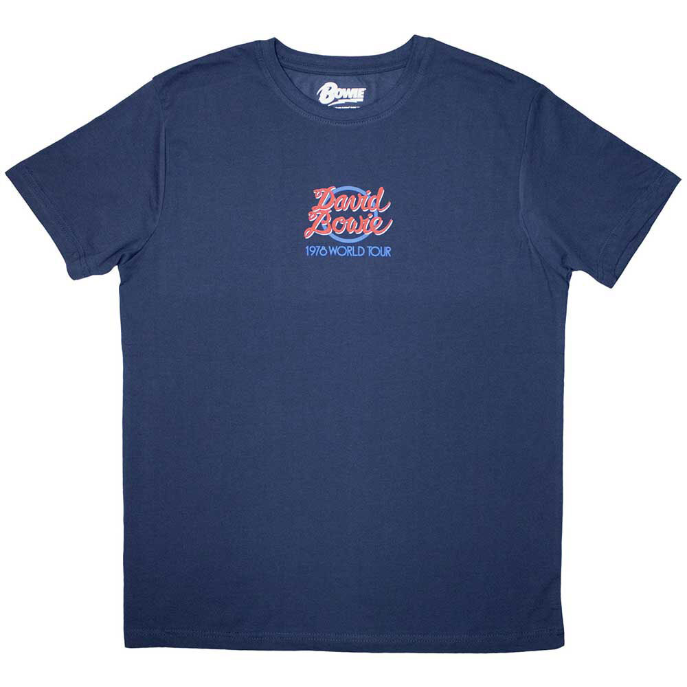 David Bowie 1978 World Tour Mini Logo Vintage T-Shirt