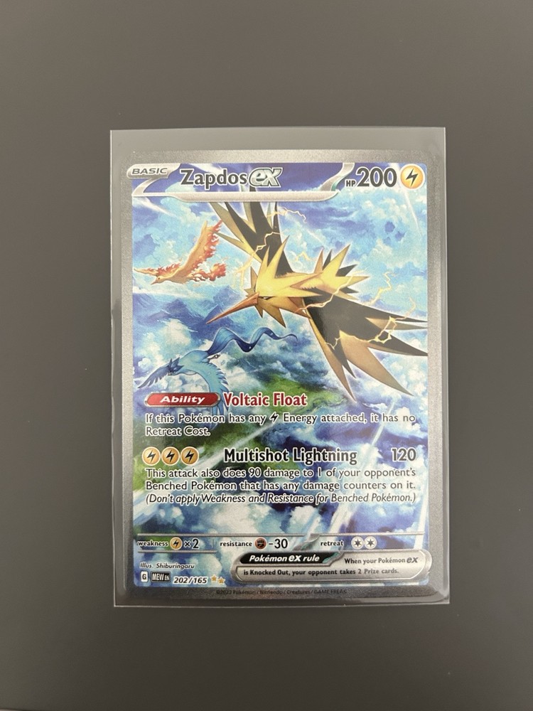 Zapdos ex 202/165 Sv: Scarlet & Violet 151 Holo NM