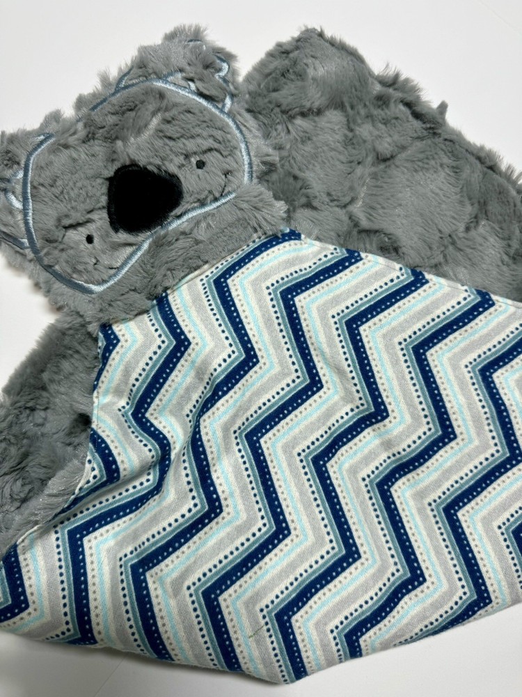 Koala  Baby  Lovey Security Blanket Appliquéd Flannel Minky