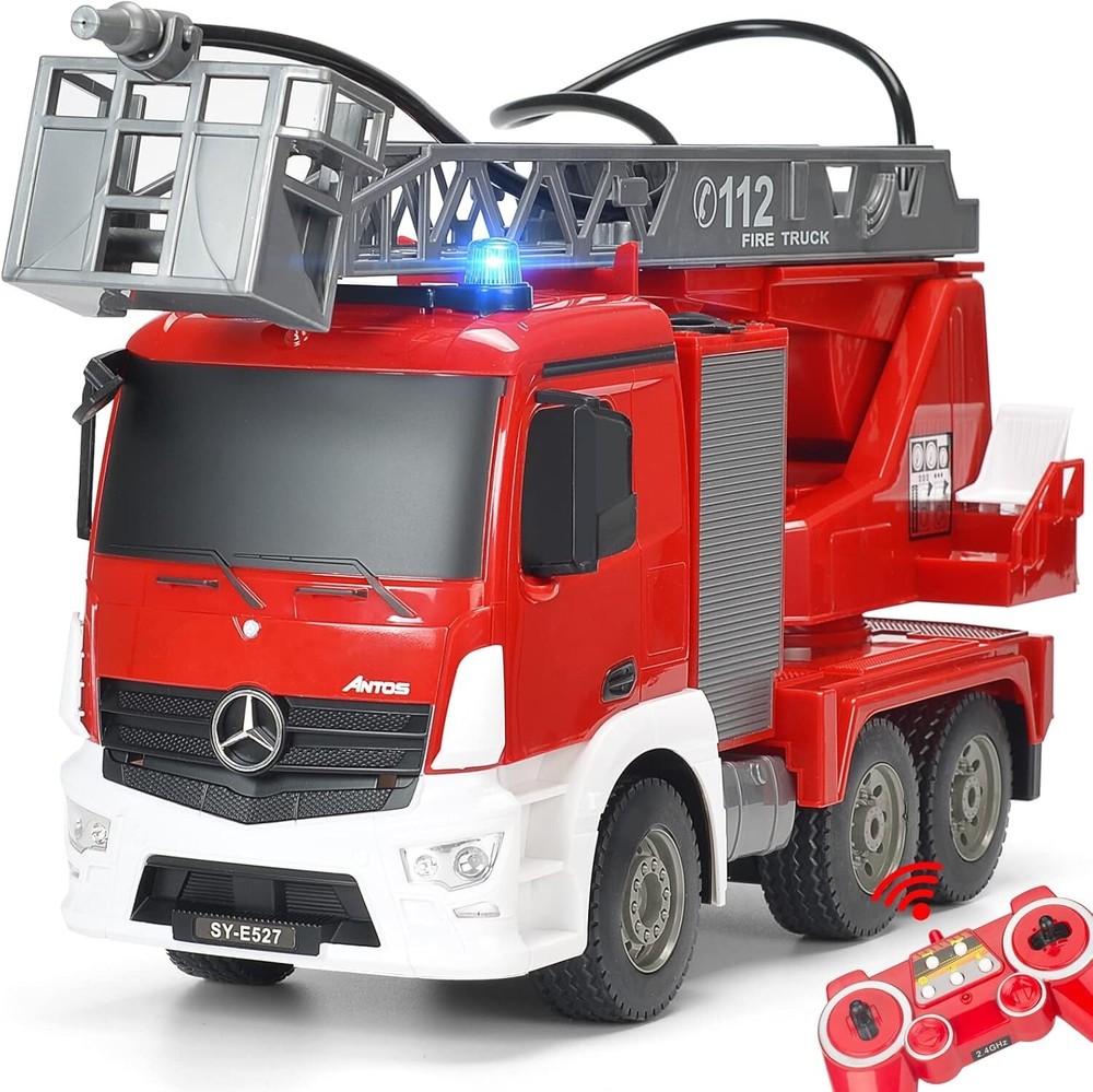 Kids' Benz RC Fire Truck Toy - Durable, Fun & Educational Toy for Young Heroes