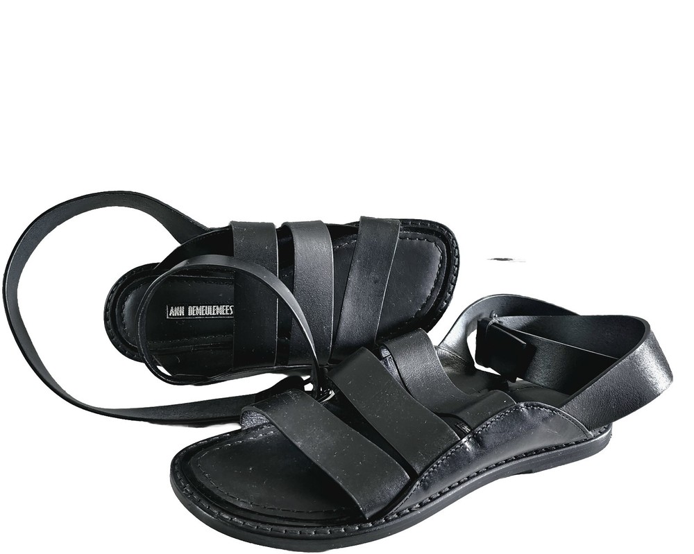 ann demeulemeester Leather Gladiator Sandals